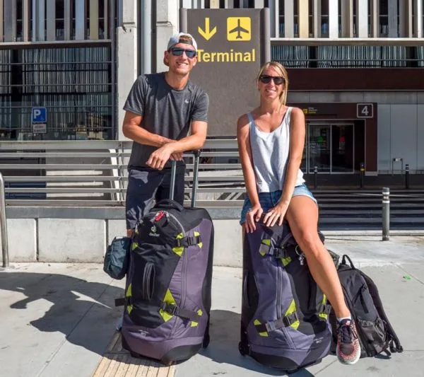 Weltreise Rucksack-Koffer Deuter Helion 80 auf unserer Weltreise Packliste