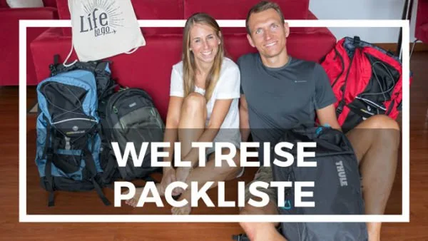 Weltreise Packliste Rucksack Kleidung Technik